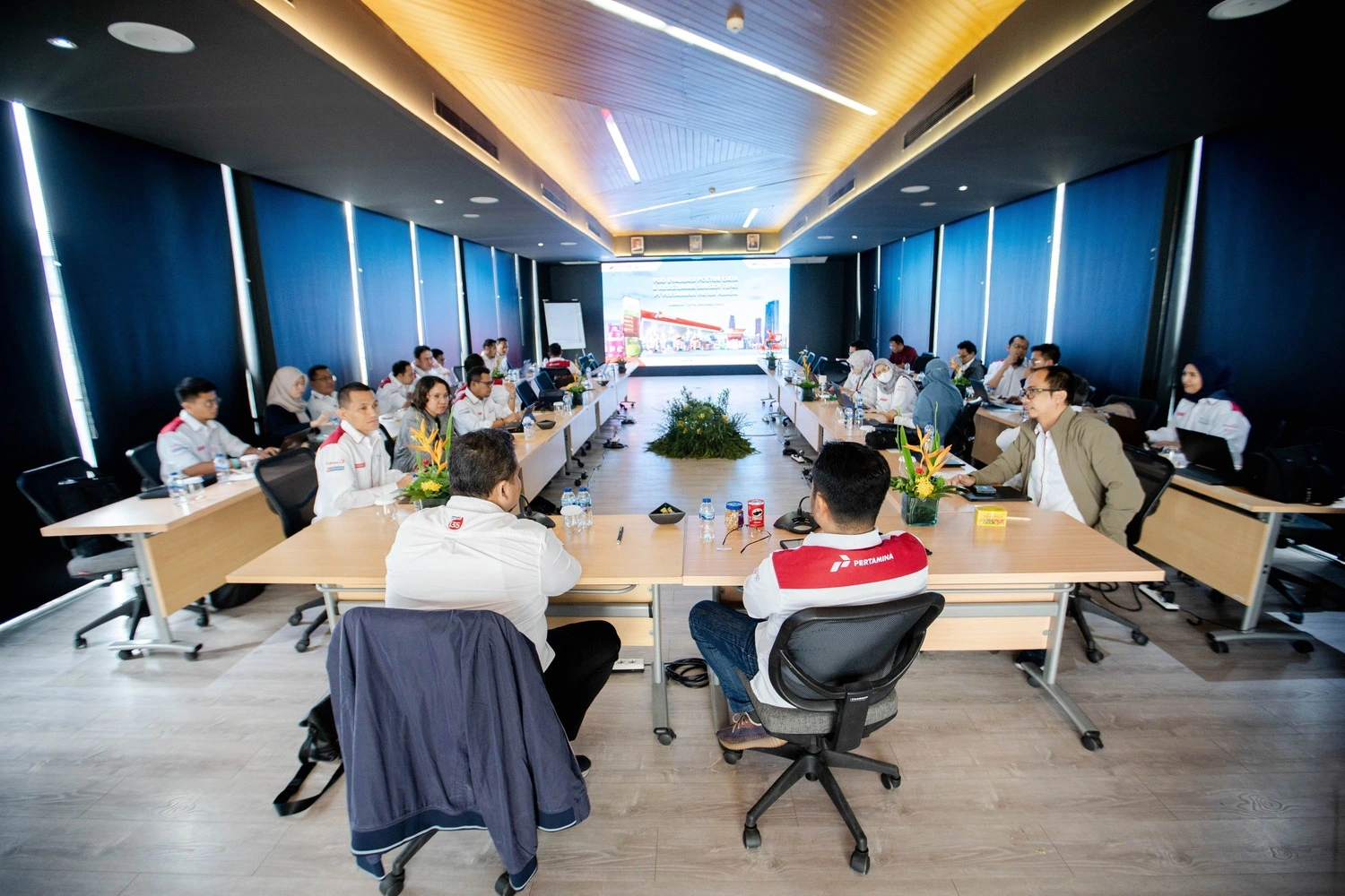 Participants in a Pertamina corporate meeting
